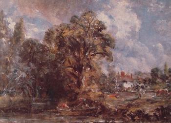 John Constable : Scene on a River II